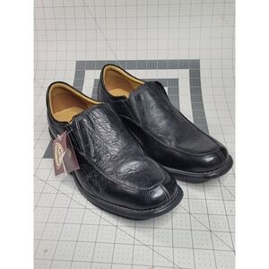 NWT Gallus Black Leather Dress Split Toe Shoes Footwear Shoe Malone Sz 10M